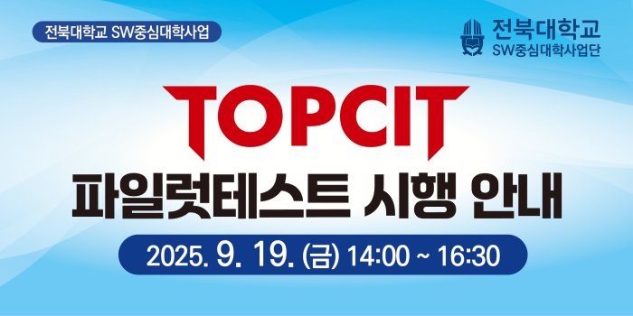 TOPCIT 파일럿테스트 