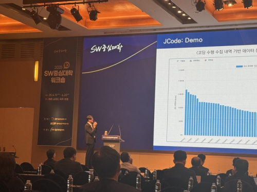 [에듀플러스][2025 SW중심대학 워크숍]박현찬 전북대 컴퓨터인공지능학부 교수 “학생 스스로 하는 DIY형 교육 환경 구축…효율성 높일 것”